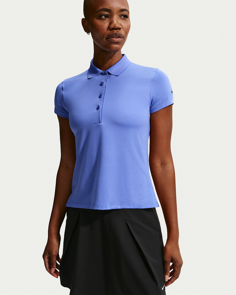 Nike Golf Club Women's Dri-FIT UV Short-Sleeve Golf Polo 1