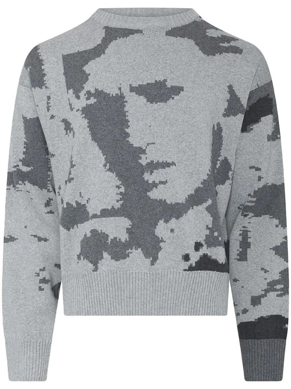 artwork-jacquard sweatshirt - 1