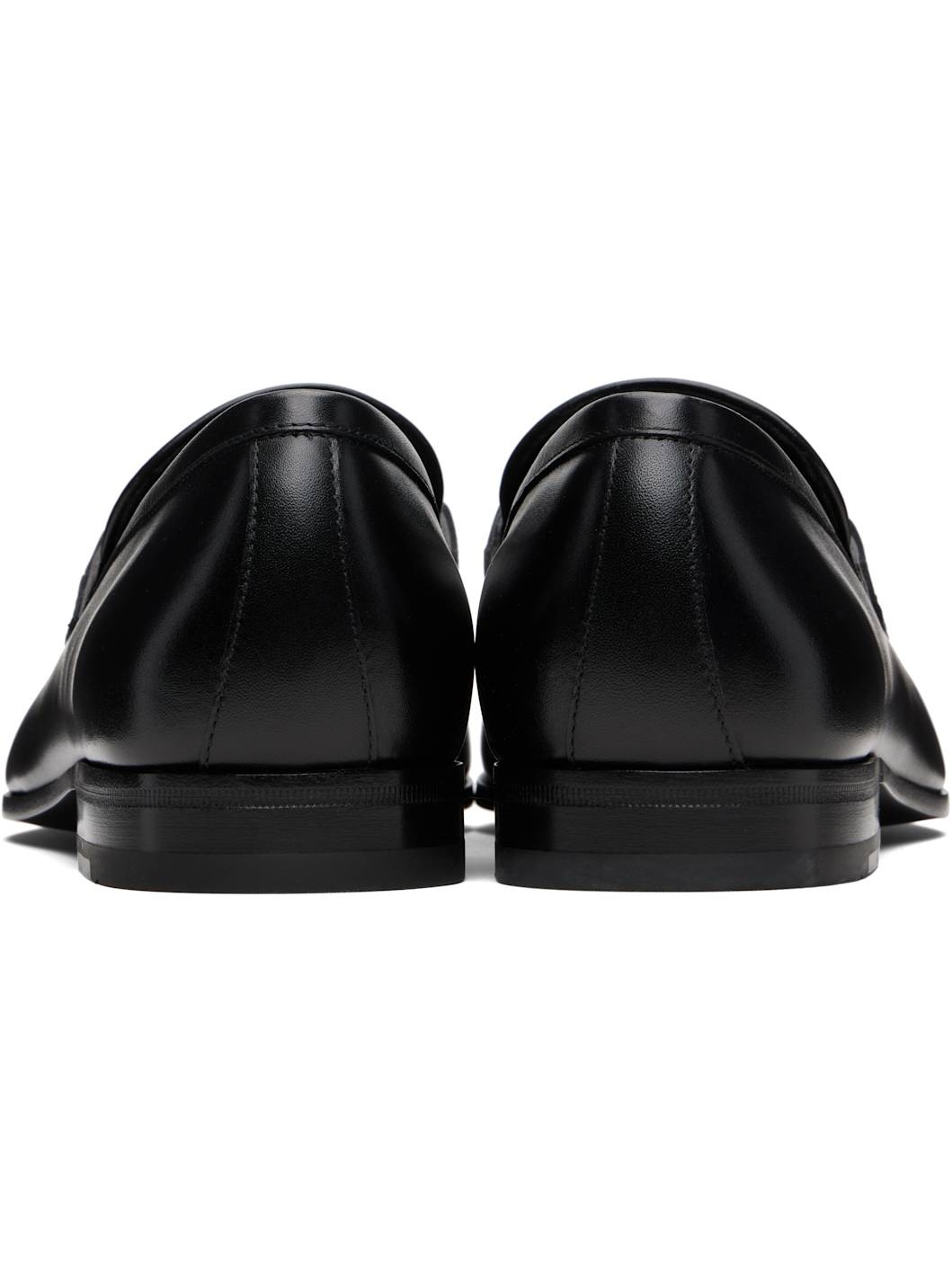 Black Gancini Ornament Loafers - 2