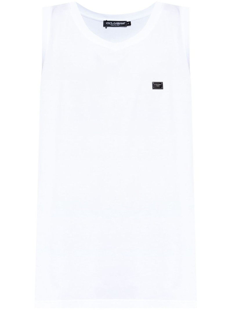 logo-patch tank top 1