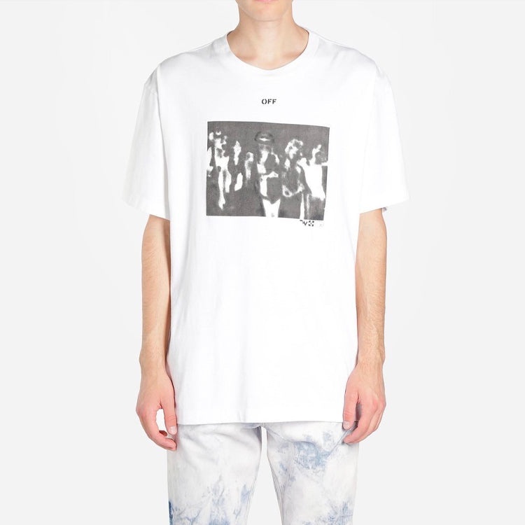 Off-White SS20 Virgil Abloh Men's White Spray Painting Slim White OMAA027R201850150110 - 3