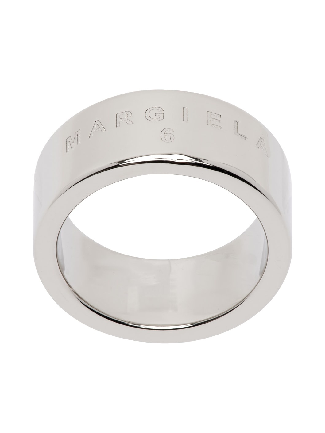 Silver Minimal Logo Ring - 1