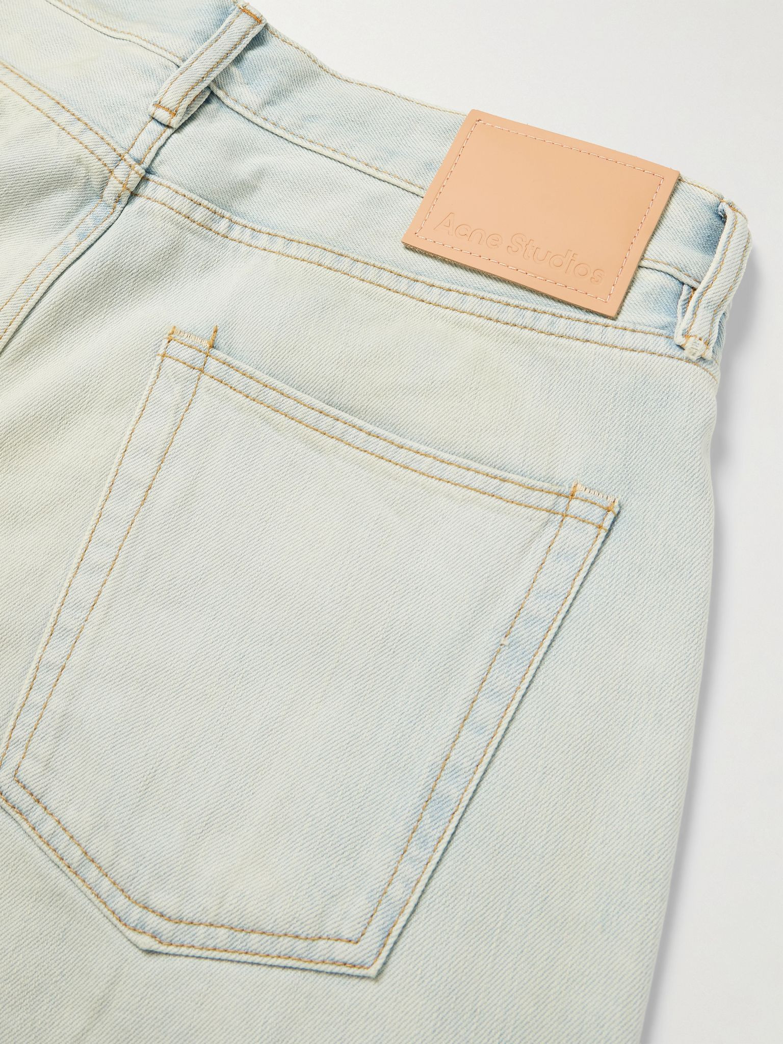 + Kappa Straight-Leg Webbing-Trimmed Jeans Blue - 5