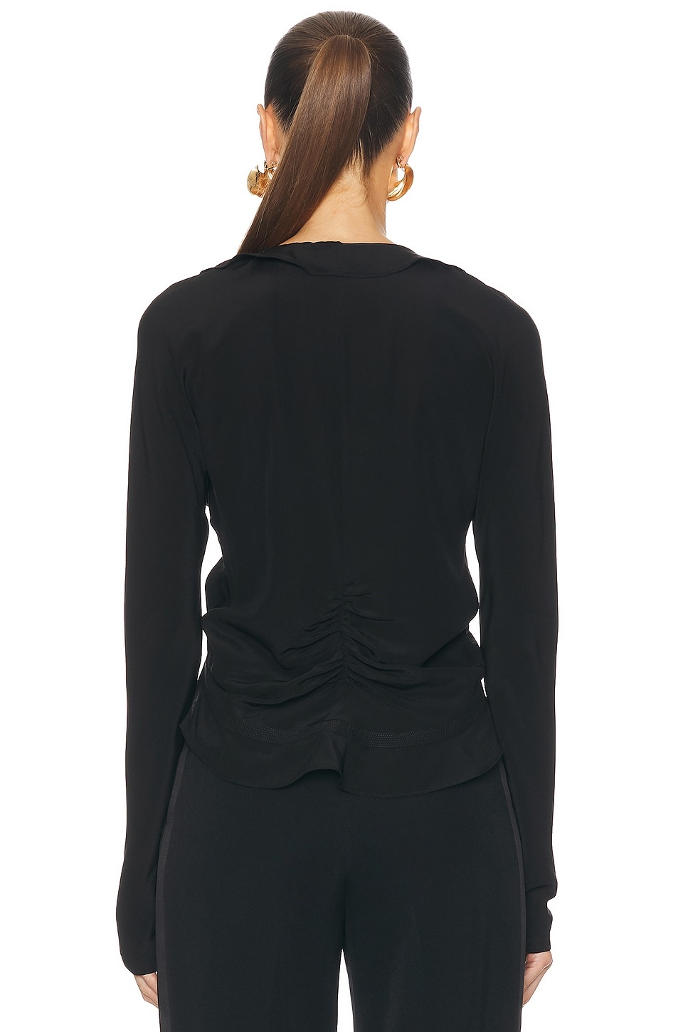 Long Sleeve Ruffle Top - 3