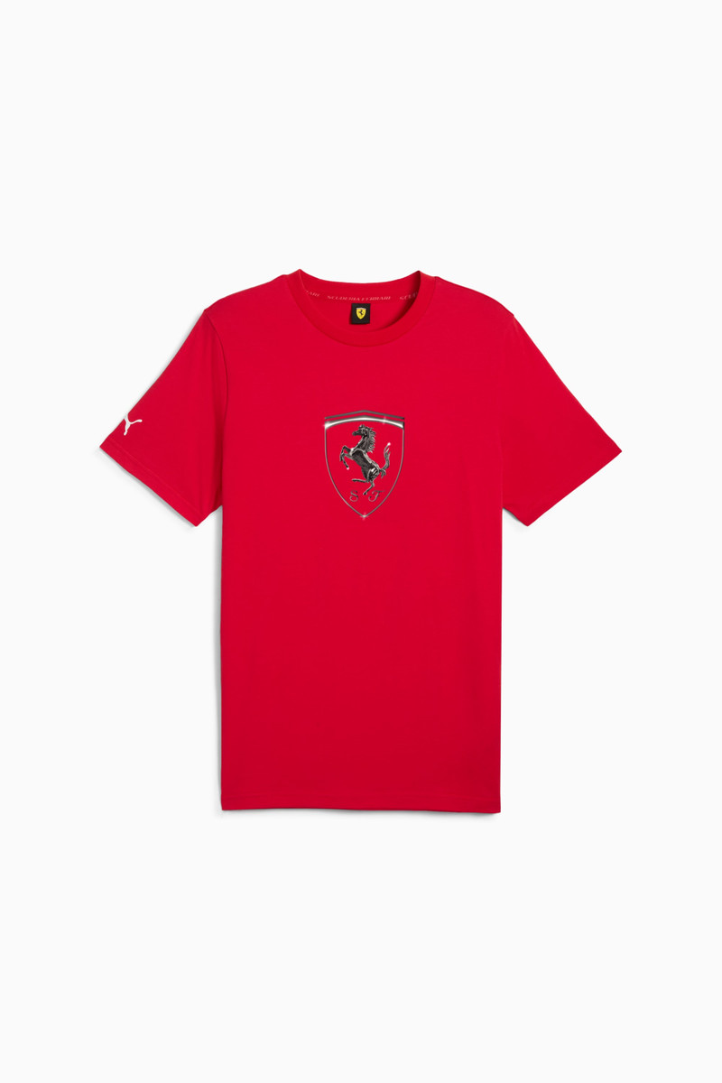 Scuderia Ferrari Race Tonal Big Shield Men's Tee - 1
