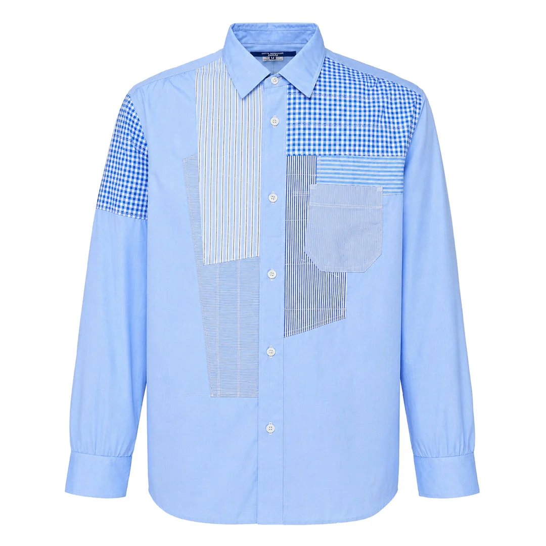 Cotton Check Long Sleeve Shirt - 1