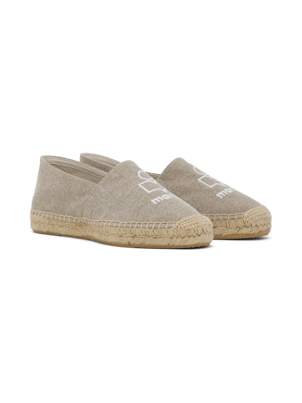 Beige Canae Cotton Espadrilles - 4