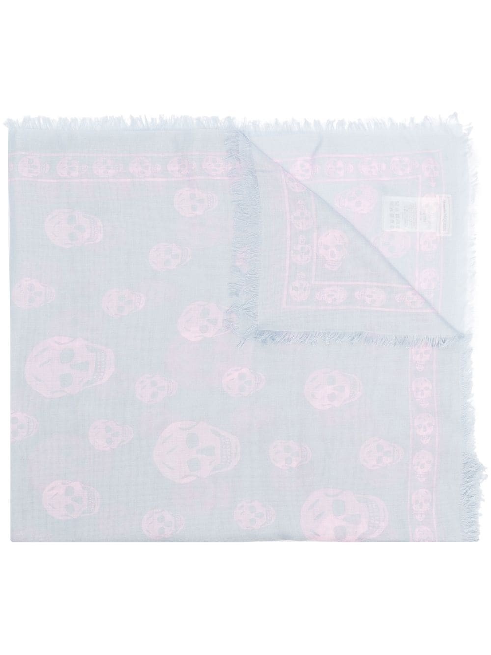 skull-print scarf - 1