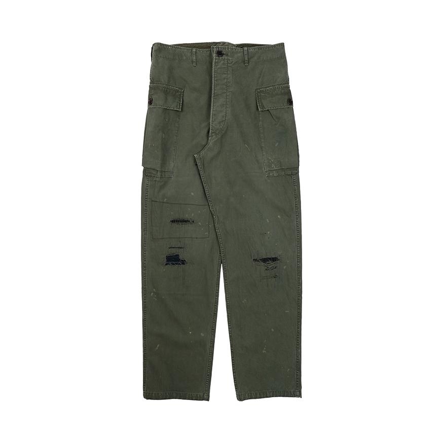 VETERANS PANTS CRASH OLIVE - 1