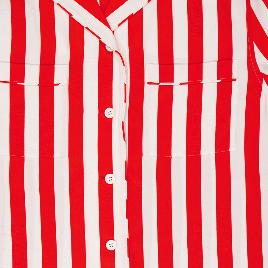 Burberry Tabi Striped Silk Pyjama Shirt - 2