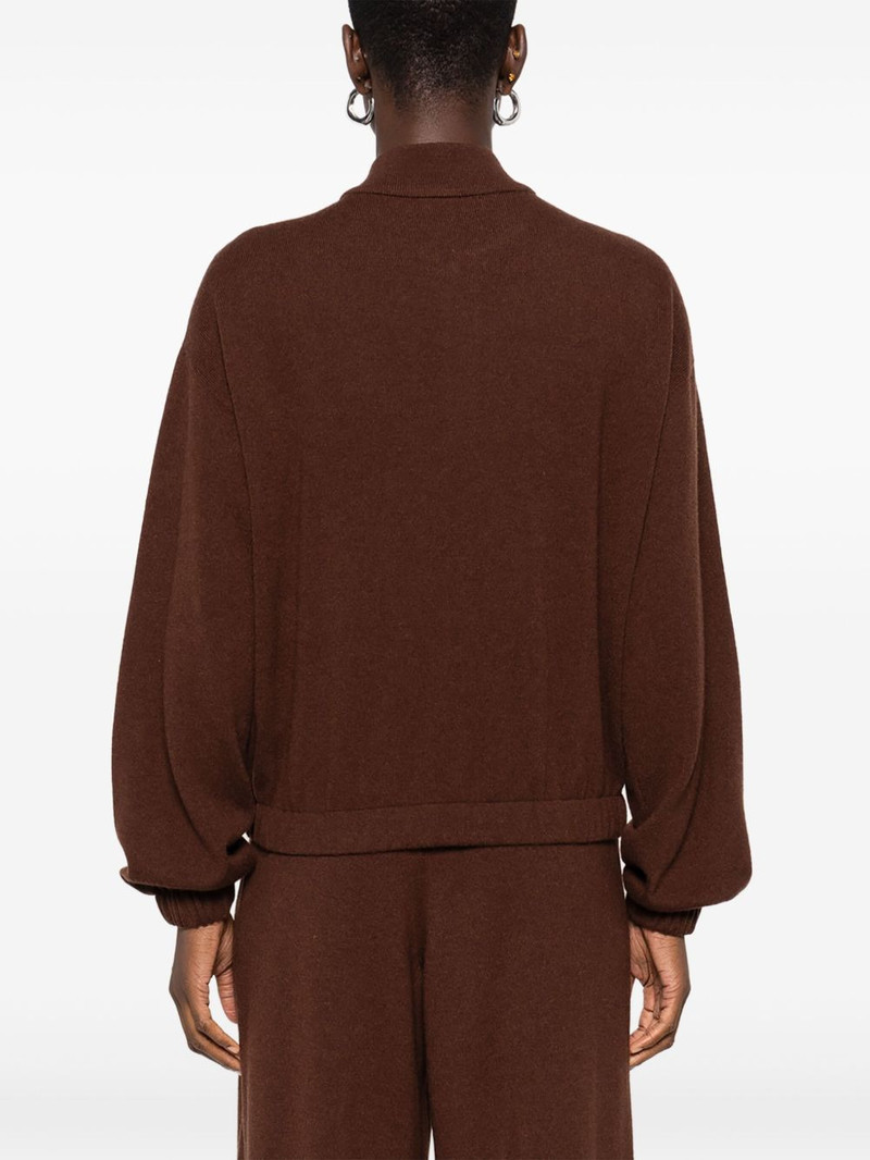 zip-front ribbed-knit cardigan 4