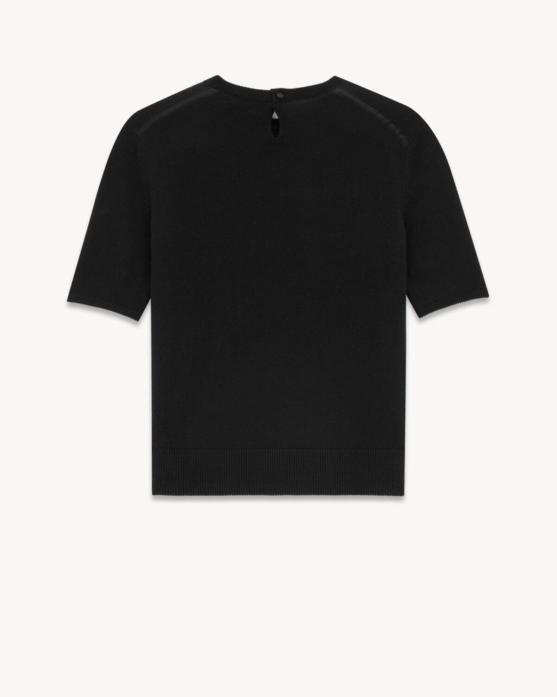 SAINT LAURENT T-SHIRT SWEATER IN WOOL outlook