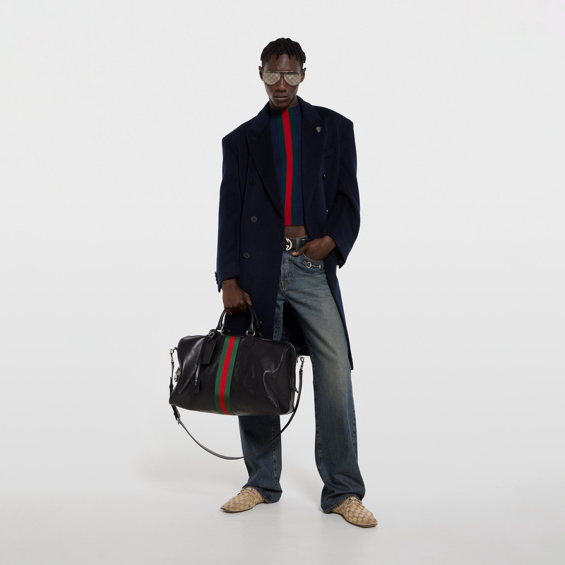 Web Trademark medium duffle bag 5