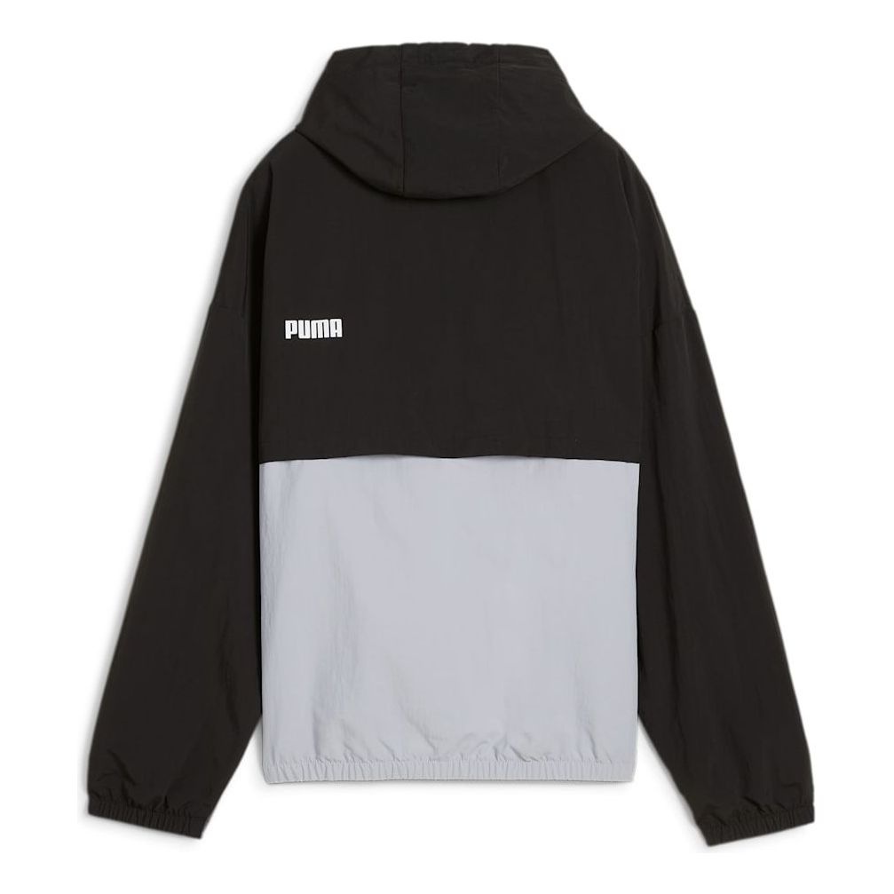 (WMNS) PUMA Oversized Hooded Windbreaker 'Grey' 675372-52 - 2