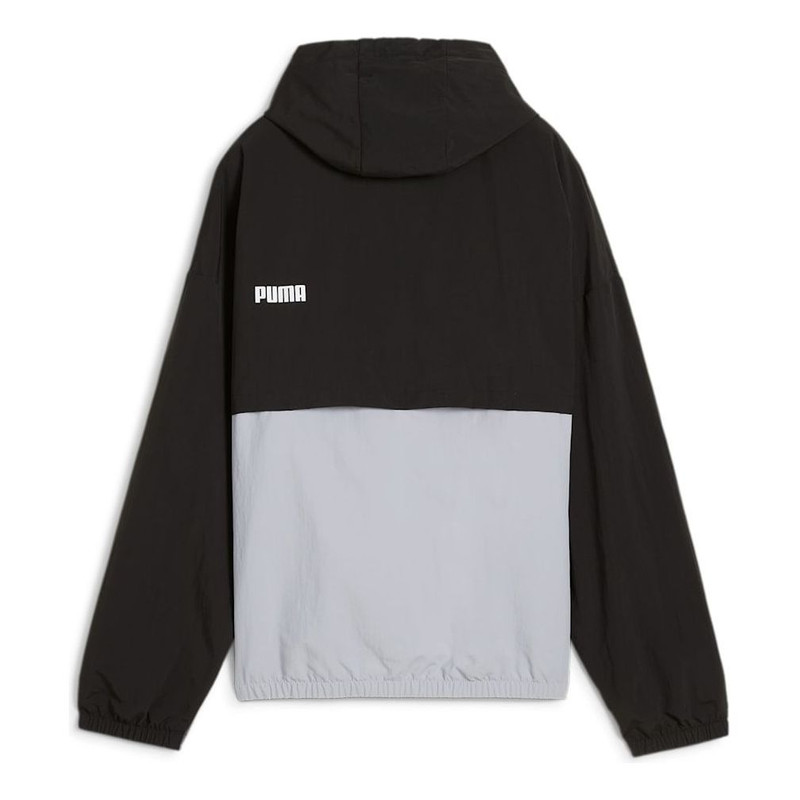 PUMA (WMNS) PUMA Oversized Hooded Windbreaker 'Grey' 675372-52 outlook