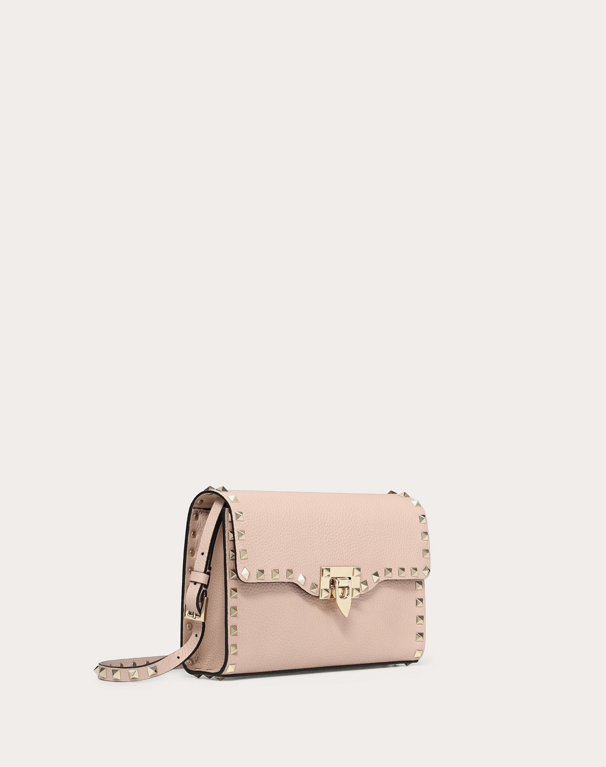 Small Rockstud Grainy Calfskin Crossbody Bag - 2