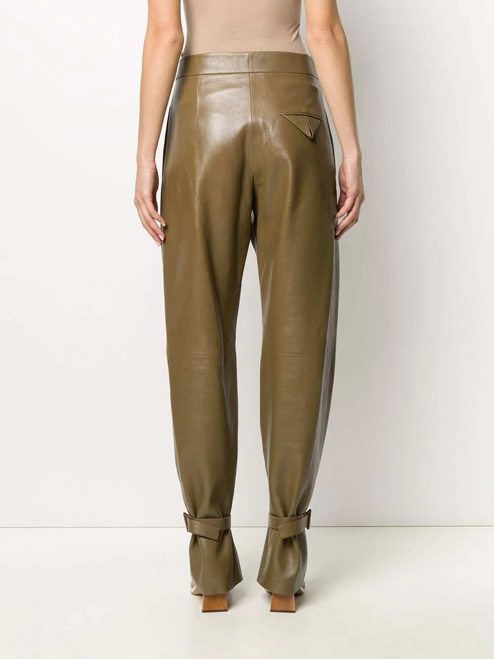 ankle strap trousers - 4