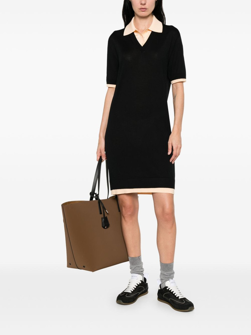 Moncler polo-collar mini dress outlook