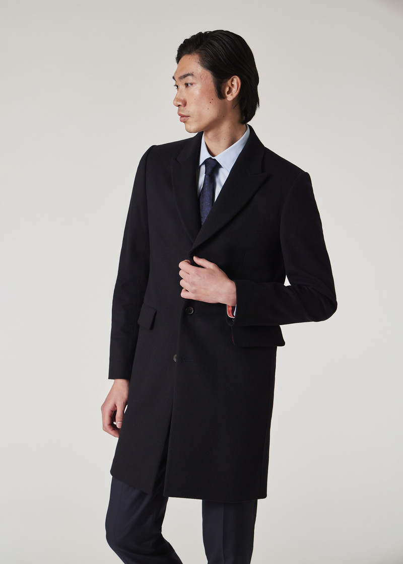 Wool-Cashmere Epsom Coat 7