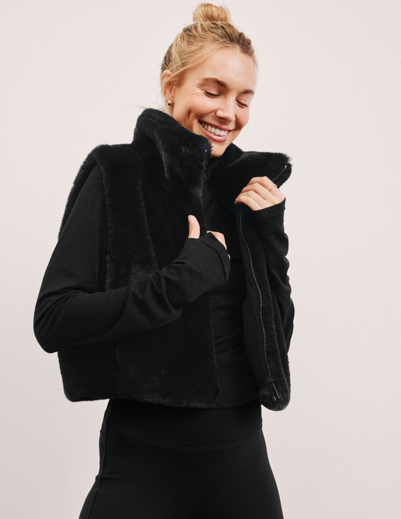 On The List Faux Fur Vest 1
