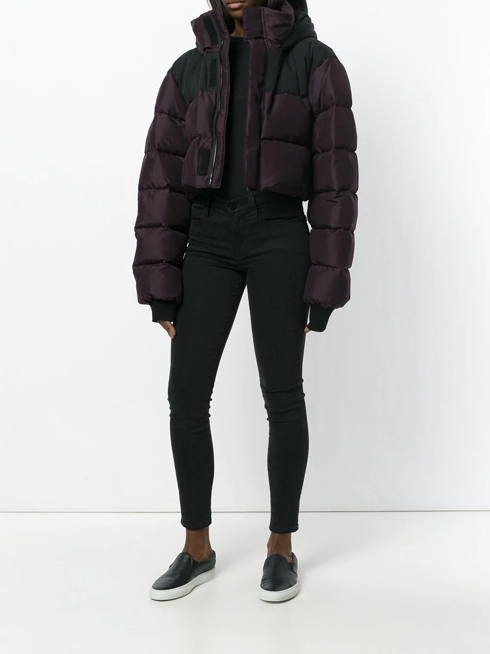 padded cropped jacket - 2