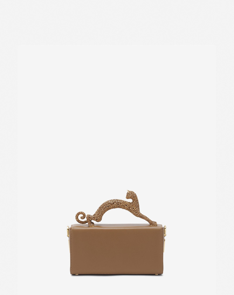 NANO PENCIL CAT LEATHER BAG 4