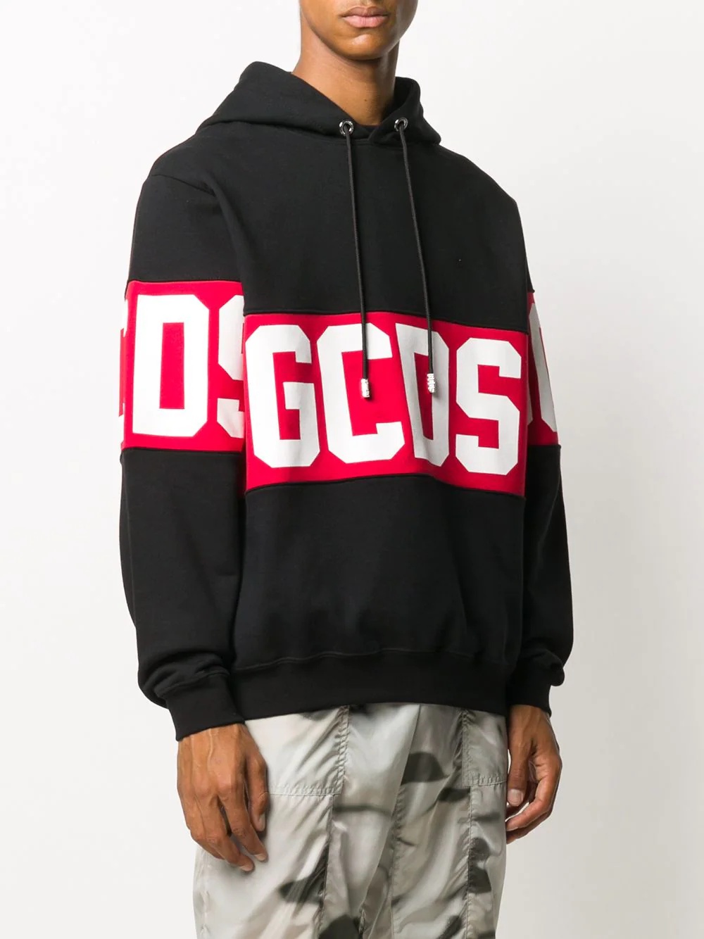 logo print hoodie - 3