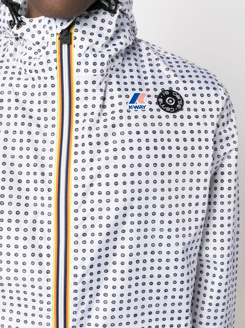 x 10 CORSO COMO polka-print zipped jacket 6