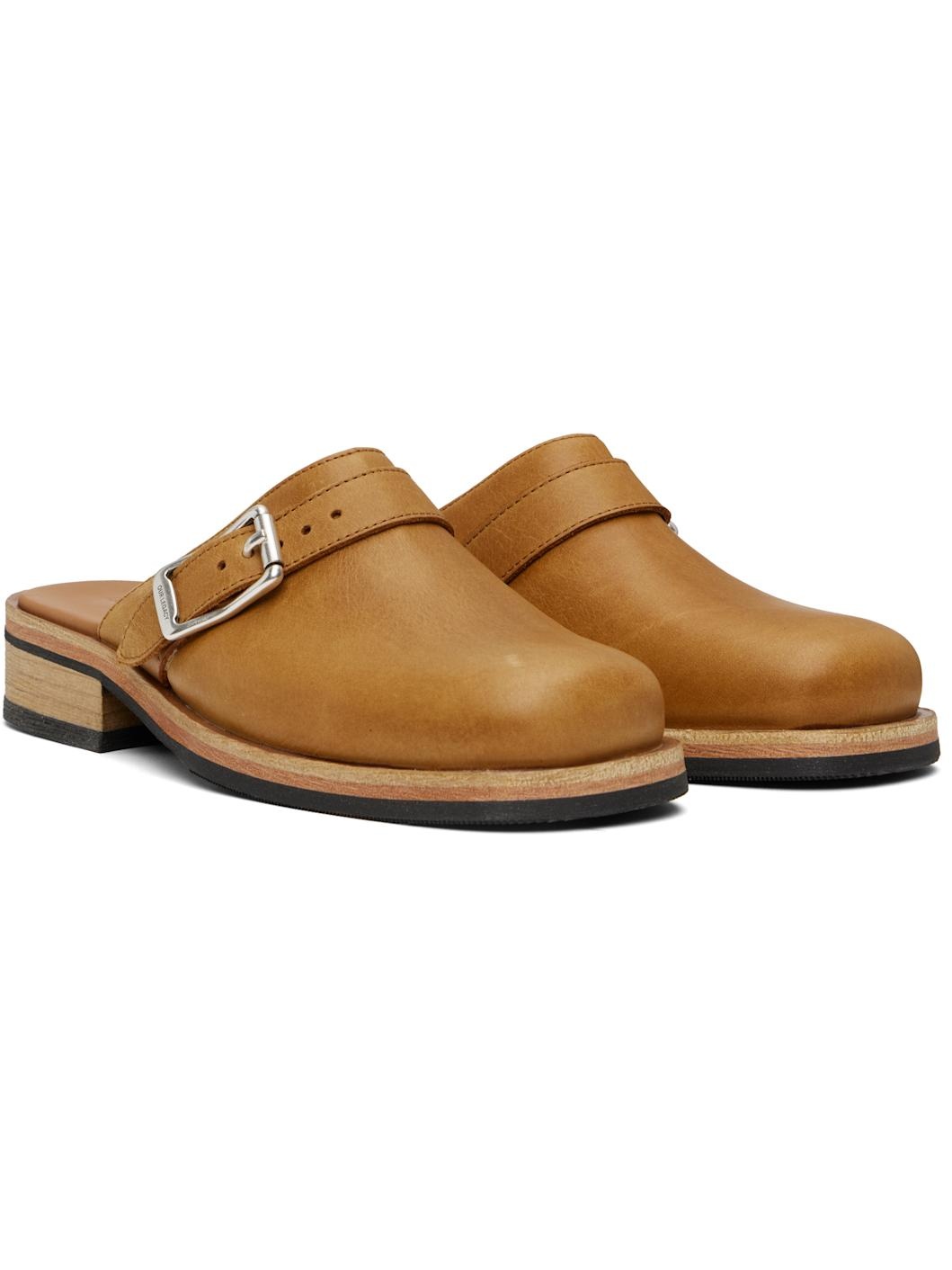 Tan Camion Mules - 4