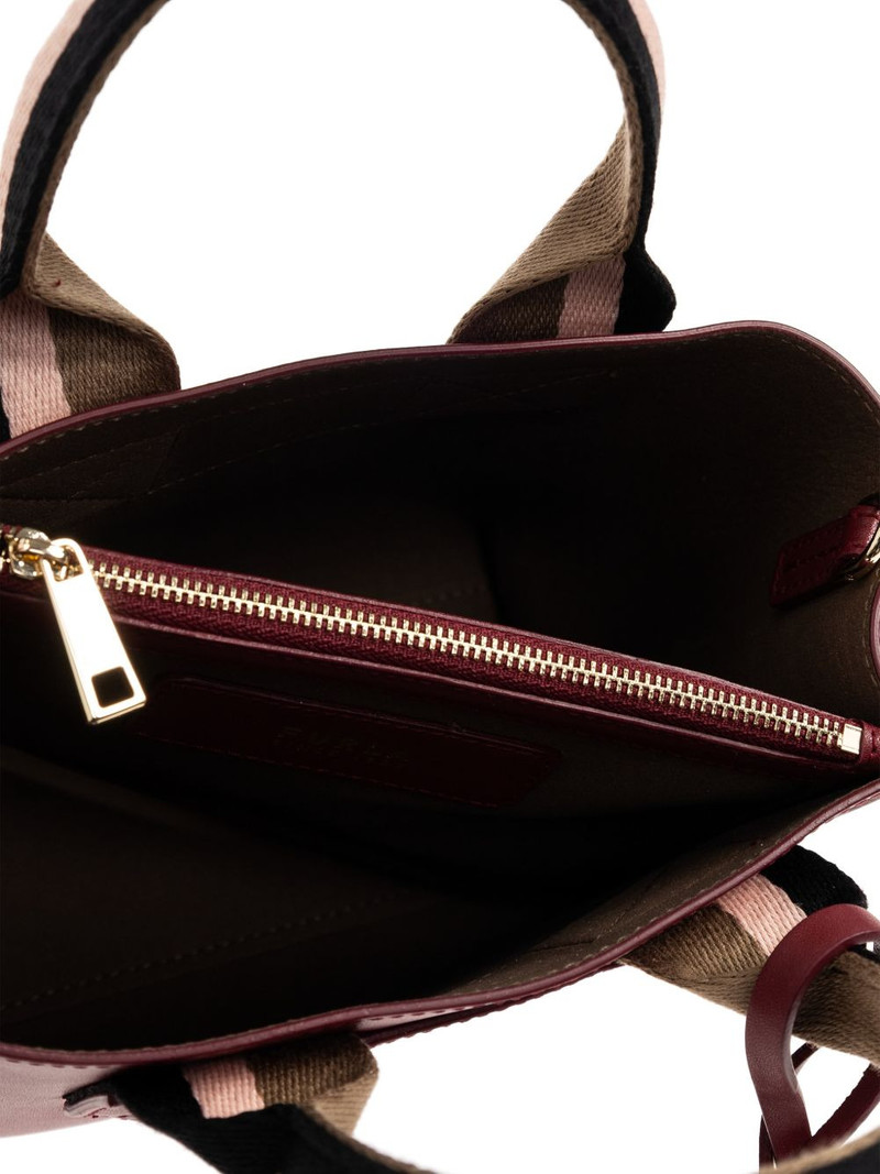 mini Divide It leather tote bag 5