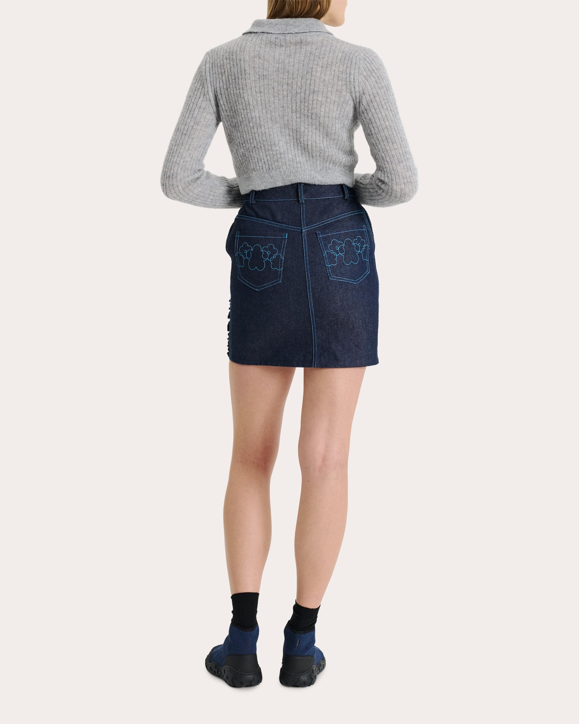 Jacqueline Ribbed Alpaca-Blend Cardigan - 4