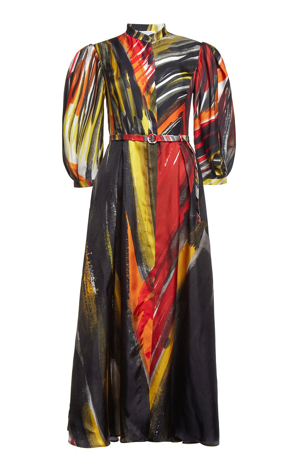 Dexter Dress in Multi Printed Silk - 1