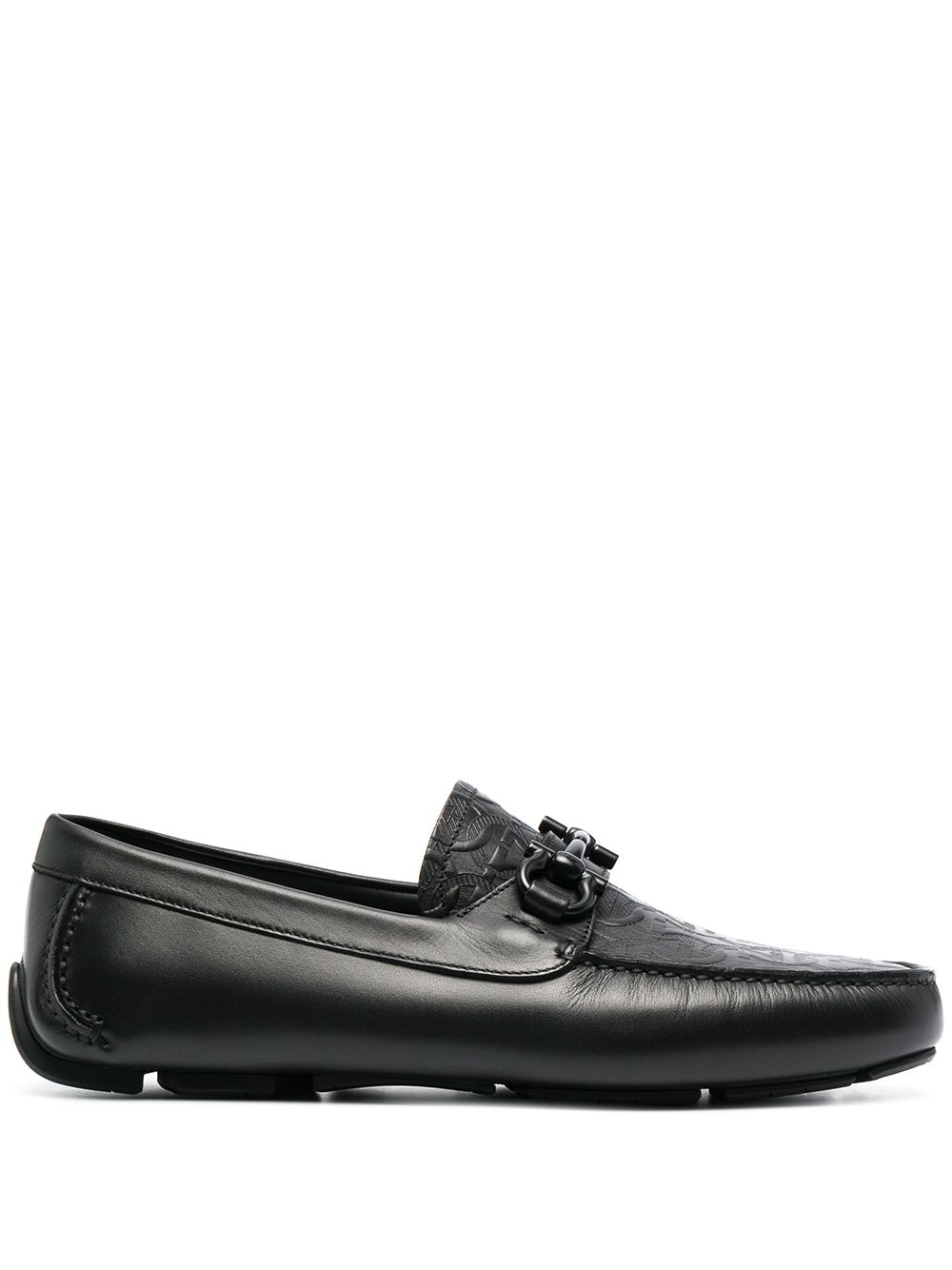 Gancini-logo loafers - 1