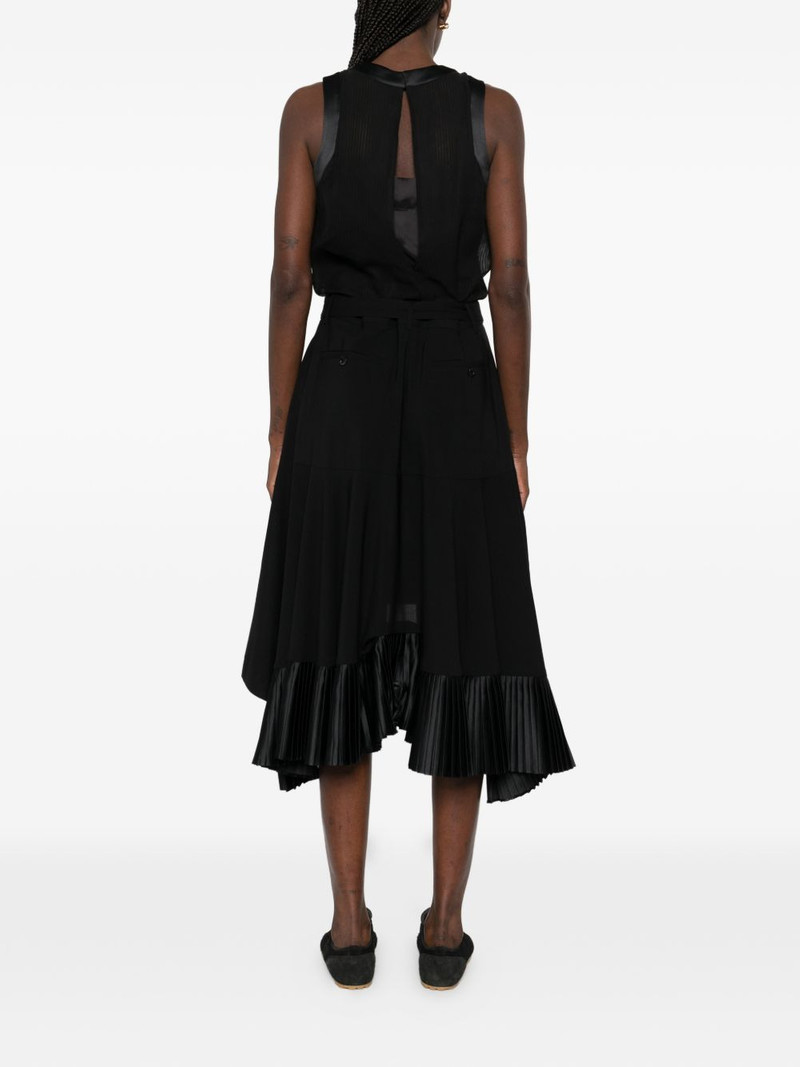 pleated belted midi dress 4