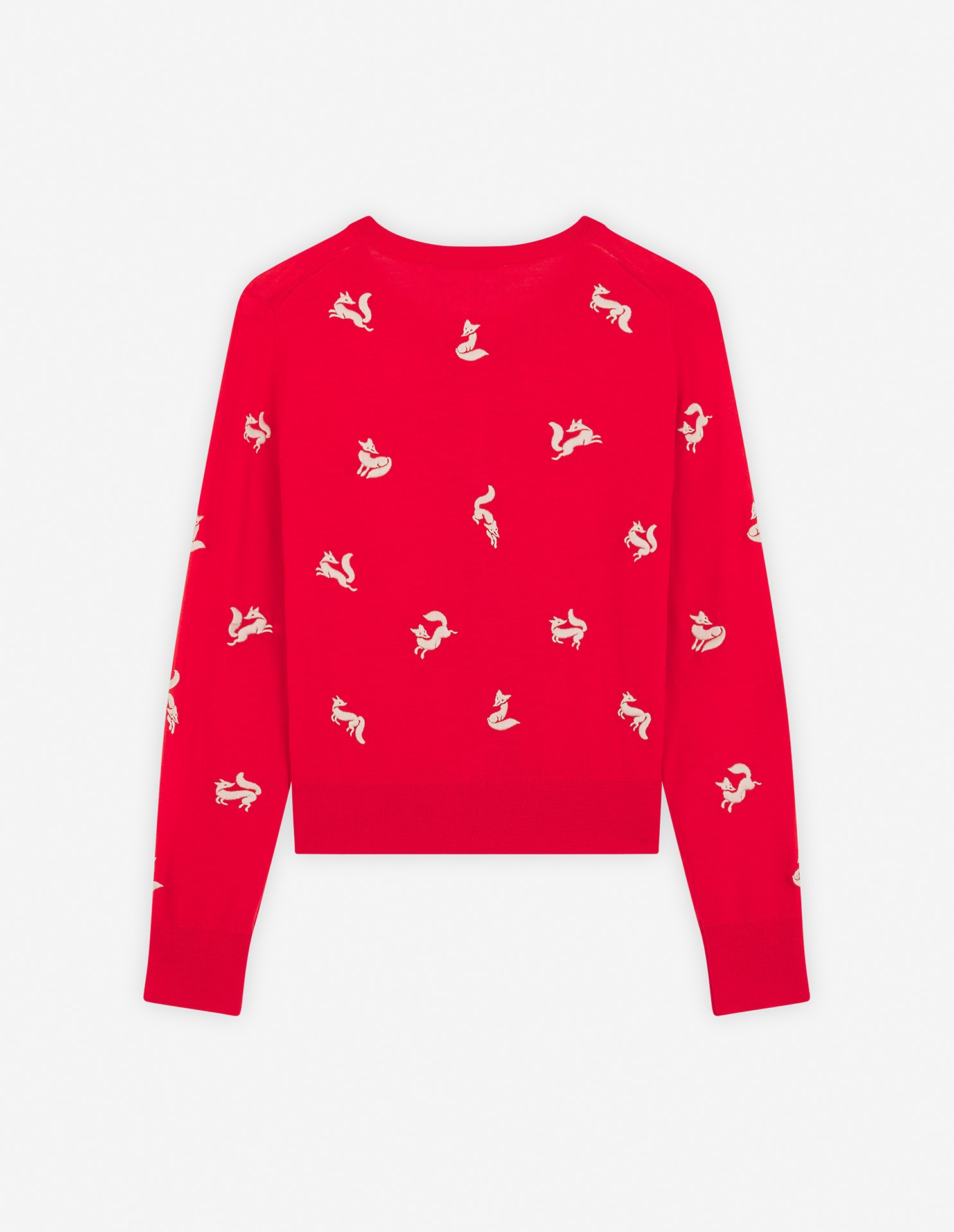 FANCY FOX EMBROIDERED CARDIGAN - 6