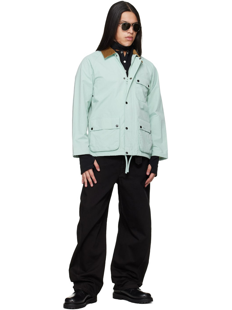 Barbour Blue Modified Solway Showerproof Jacket outlook