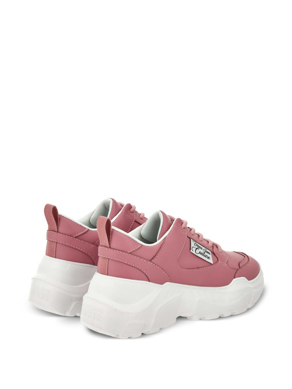 logo-label chunky sneakers - 3
