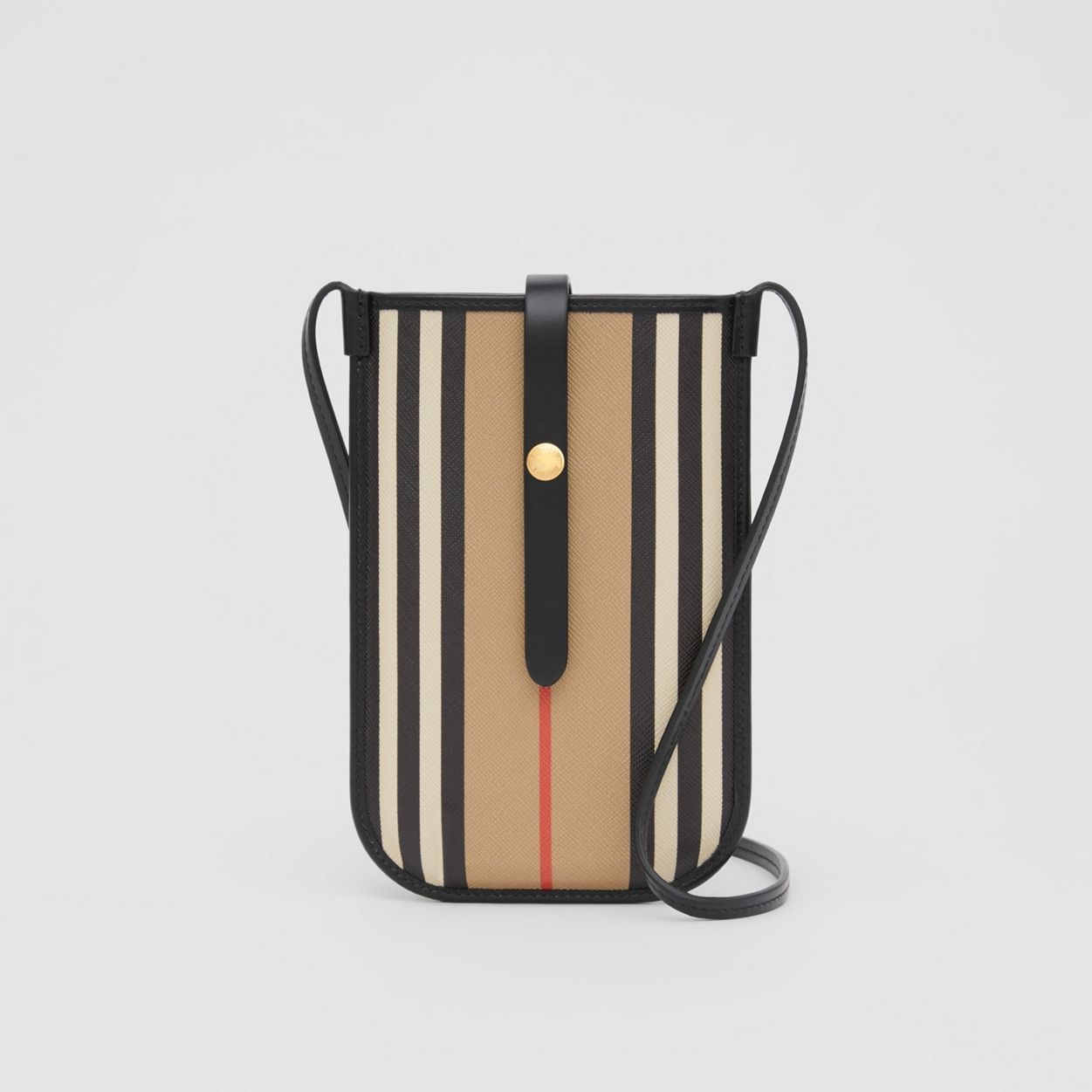 Icon Stripe E-canvas Phone Case with Strap - 1