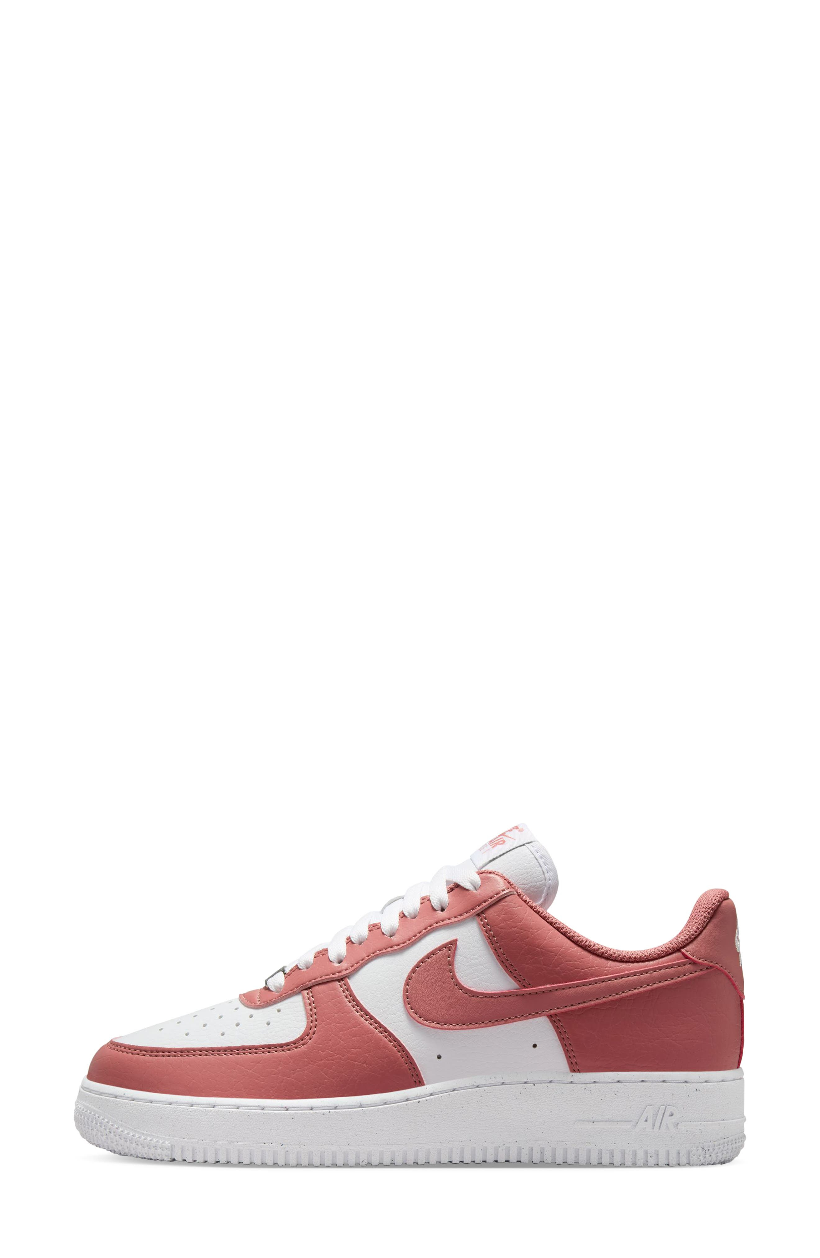 Nike Air Force 1 '07 SE Sneaker in White/Pink/Metallic Silver at Nordstrom - 6