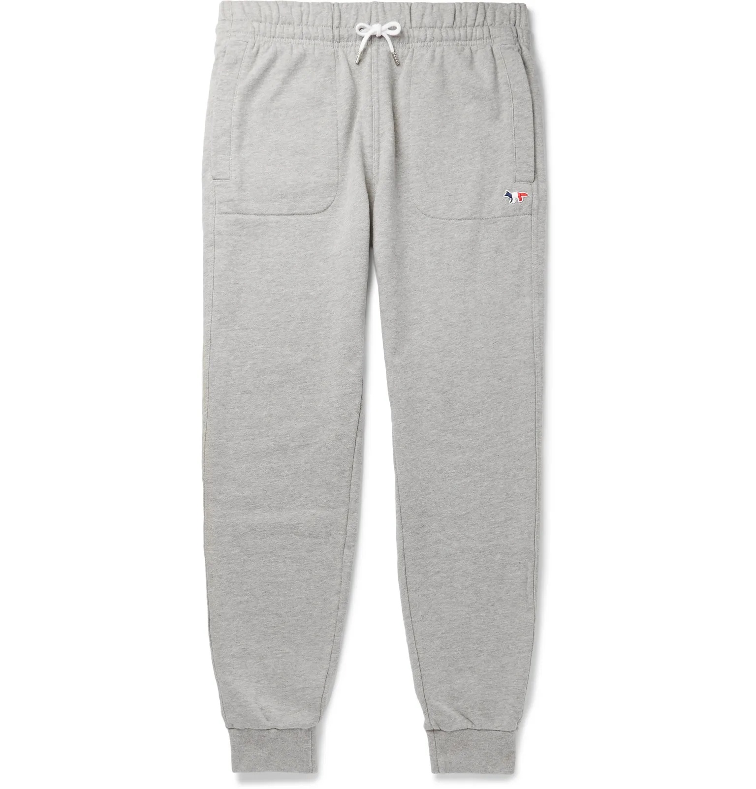 Tapered Logo-Appliquéd Loopback Cotton-Jersey Sweatpants - 1