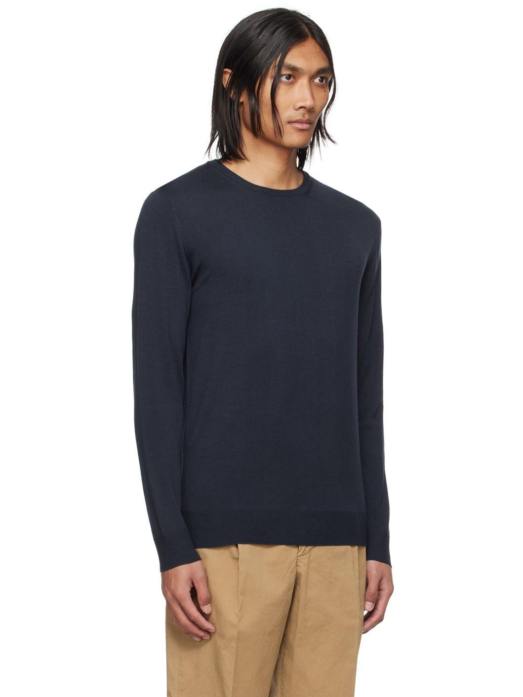 Navy Ato Brunal Sweater - 2