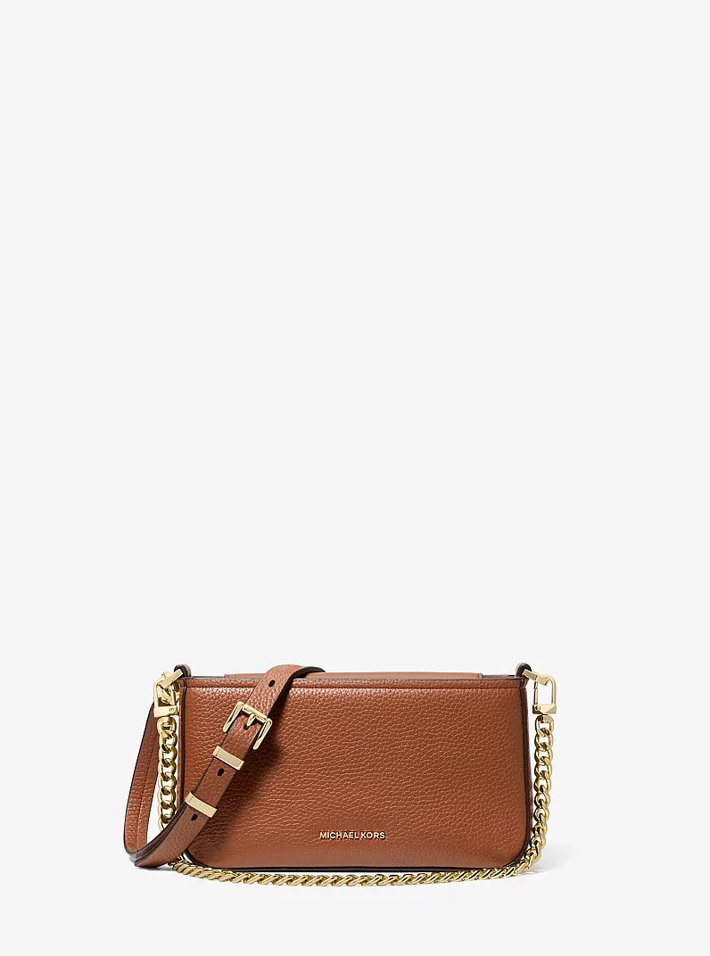 Bryant Small Pebbled Leather Convertible Pochette - 1