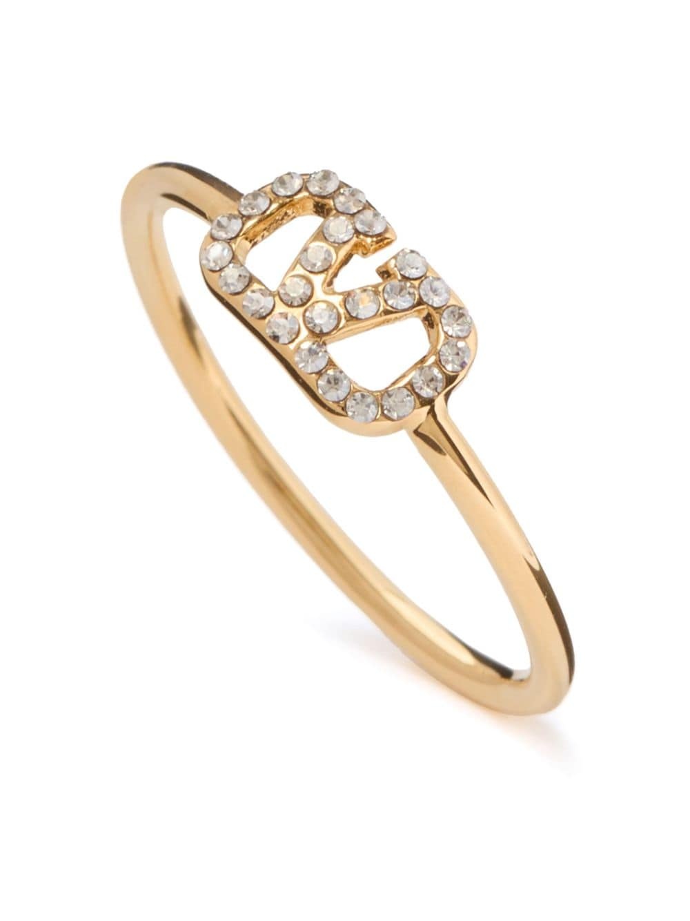 VLogo Signature crystal ring - 3
