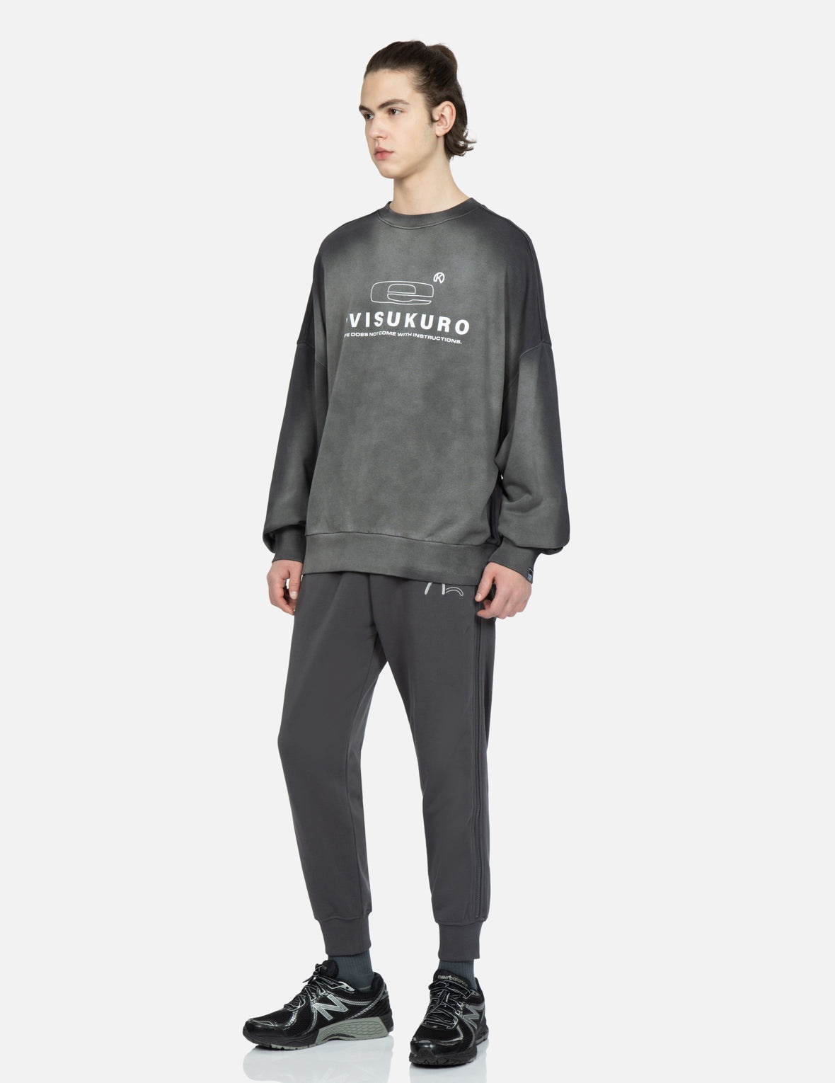 Logo Print Garment-dyed Sweatshirt - 4