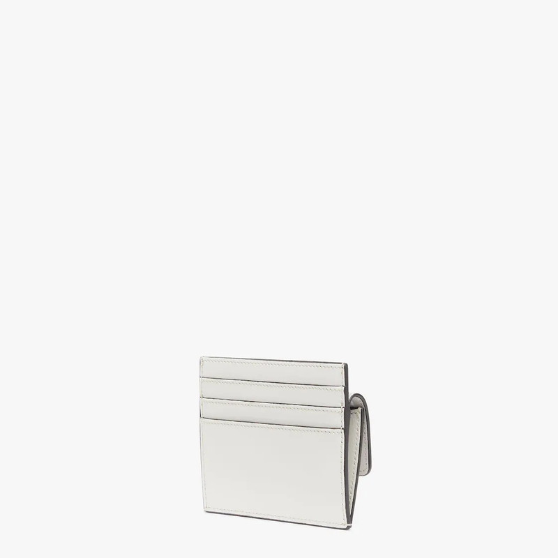 Fendi Roma card holder with three card slots and coin pocket with press-stud button. Made of light g 2