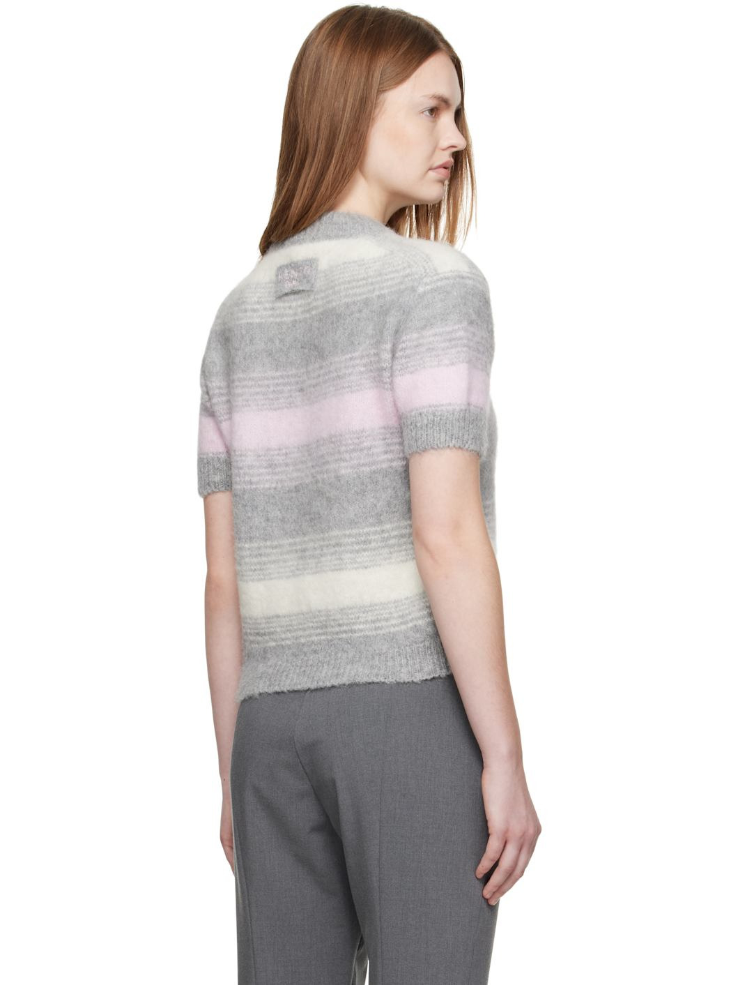 Gray Kenzo Paris 'KENZO Speed Stripe' Sweater - 3