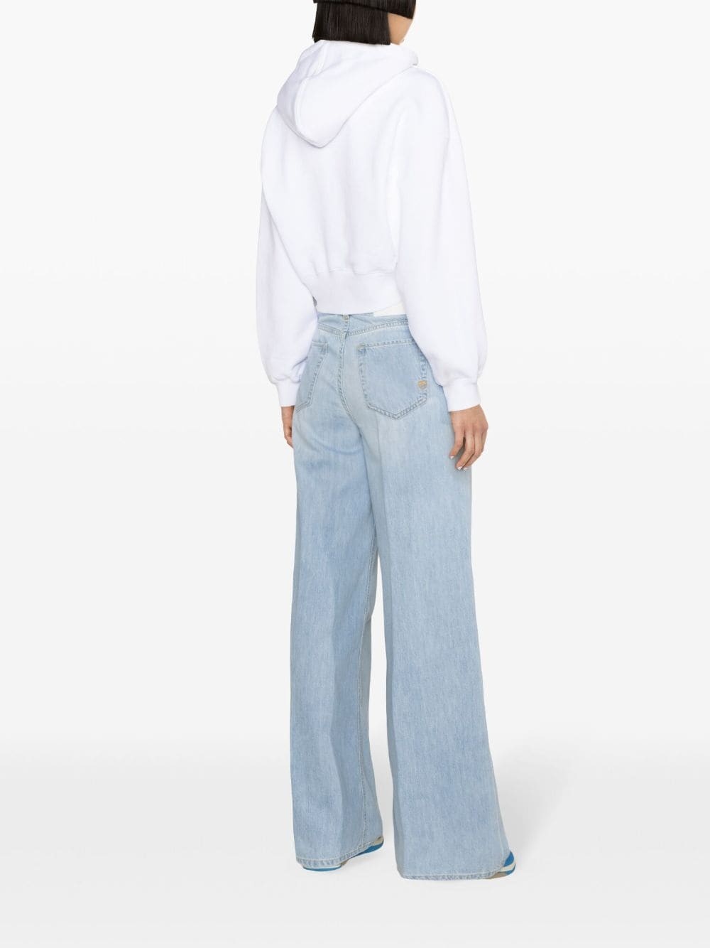 Arrows-embellished cropped hoodie - 7