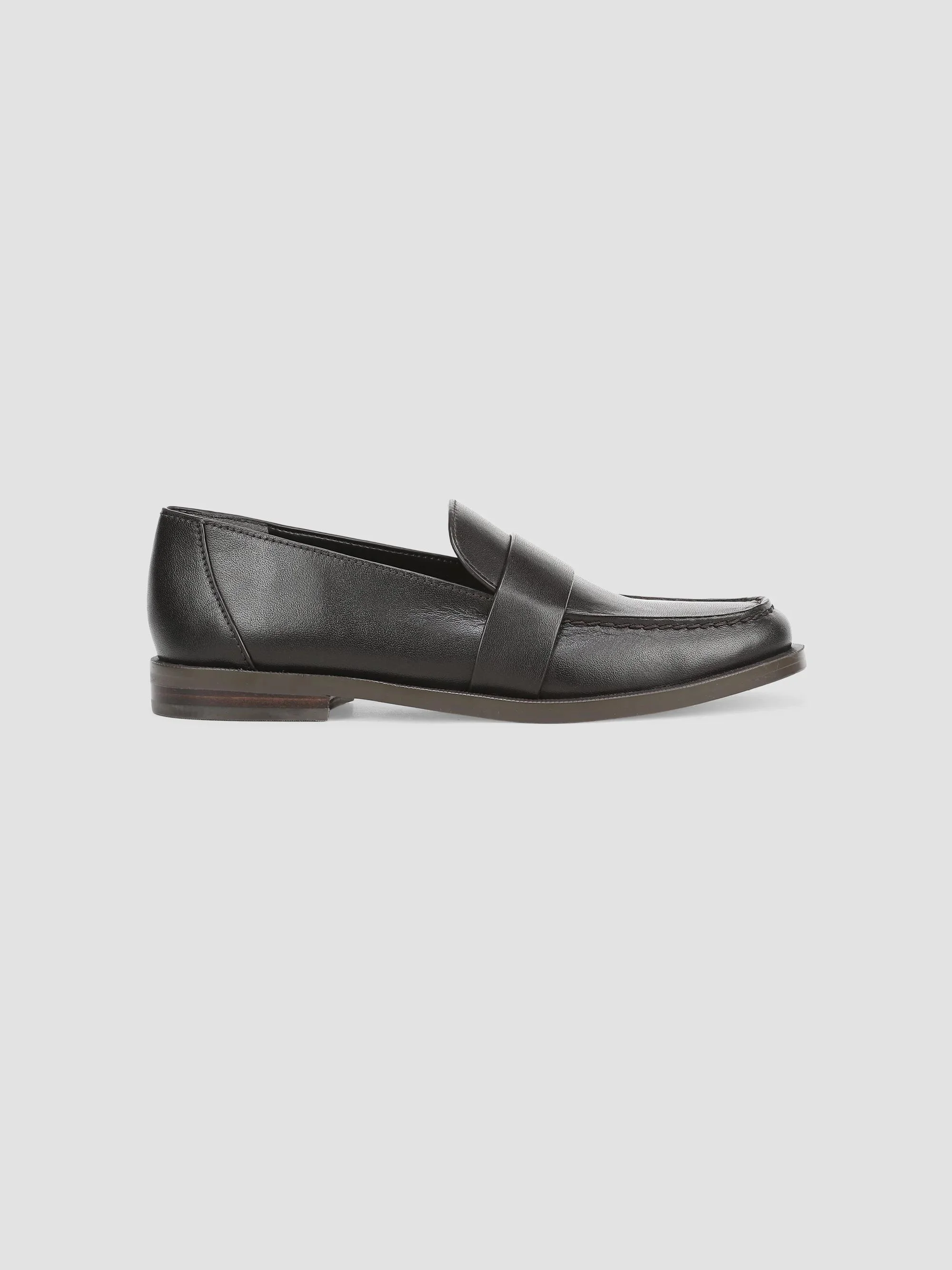 Women's Lola Leather Loafers - Coffee Brown - 1