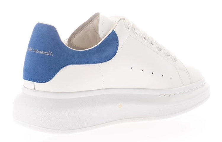(WMNS) Alexander McQueen Oversized Sneaker 'White Paris Blue' 553770WHGP79086 - 3