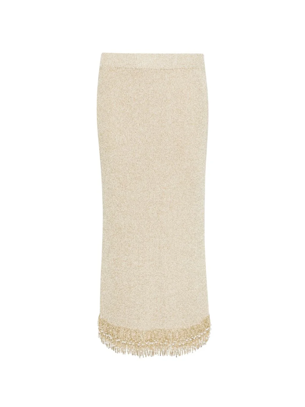 Zeni pearl fringe skirt - 1